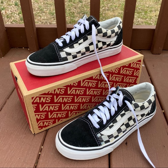 vans black and white checkerboard old skool